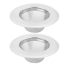 Set of 2 - Sink Water Drain Basin Strainer for Kitchen 70 mm 7 cm diameter