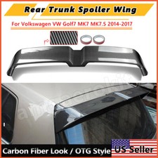 Otg Style Carbon Look Rear Spoiler Wing Lip For Vw Golf7 Mk7 Mk7.5 2014-2020 Otg Style Carbon Look Rear Spoiler Wing Lip For Vw Golf7 Mk7 Mk7.5 2014-2020