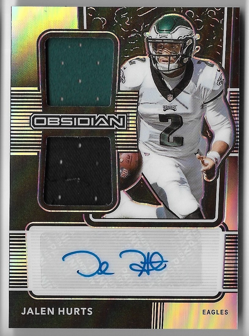 【KRYT】OBSIDIAN 2020 Panini Obsidian - Rookie Jersey Autos Jalen Hurts #222