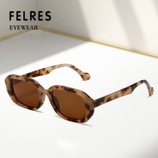 Unisex Oval Small Frame Sunglasses Fashion Outdoor Shade Glasses UV Protection