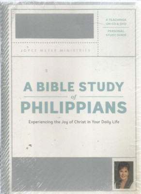 A Bible Study of Philippians, Joyce Meyer, 4 Teachings  BRAND NEW FACTORY SEALED