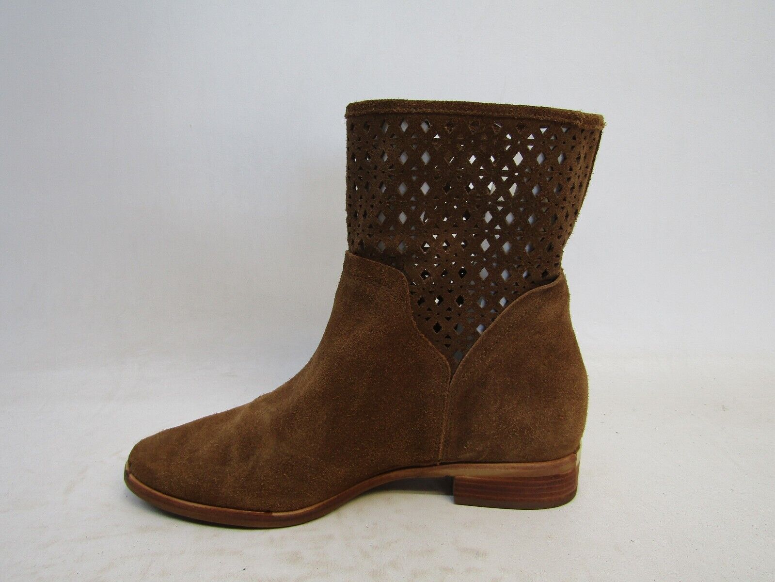 MICHAEL KORS Womens Size 7 M Brown Suede Ankle Fa… - image 2
