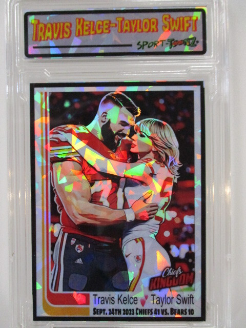 2023 Kansas City Travis Kelce/Taylor Swift Sport Anime Refractor NFL zx1 rc