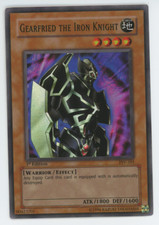 Gearfried the Iron Knight PSV-101 1st Edition Played MP Super Holo Rare Yugioh