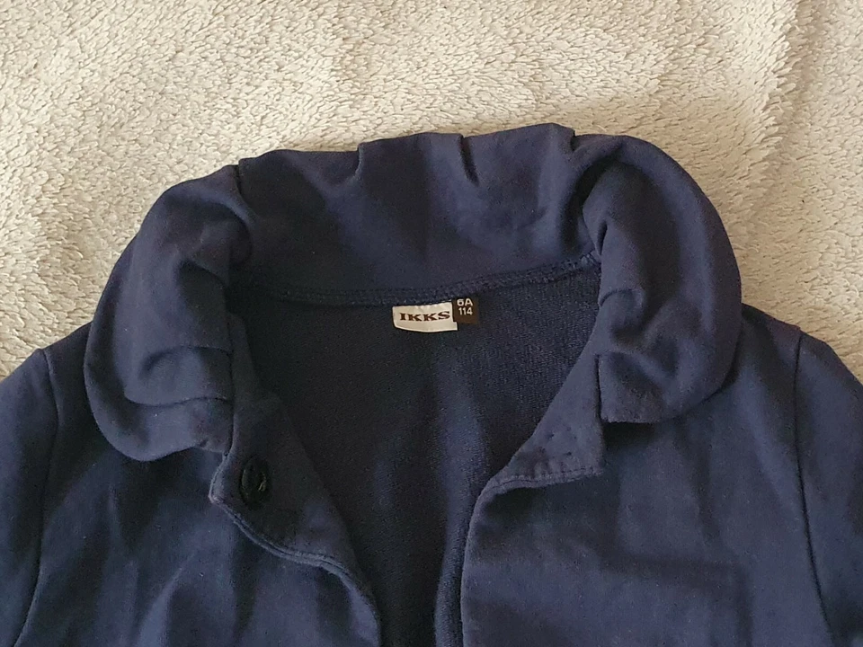 Beautiful IKKS girl cardigan/jacket sweat material, age 6, mint condition! - Image 4 of 4