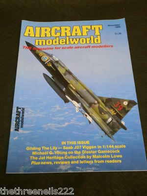 AIRCRAFT MODELWORLD - SAAB J37 VIGGEN - NOV 1989 ***LAST ISSUE***