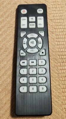 Technical Pro Remote Control WASP1250LBT TESTED Working Black