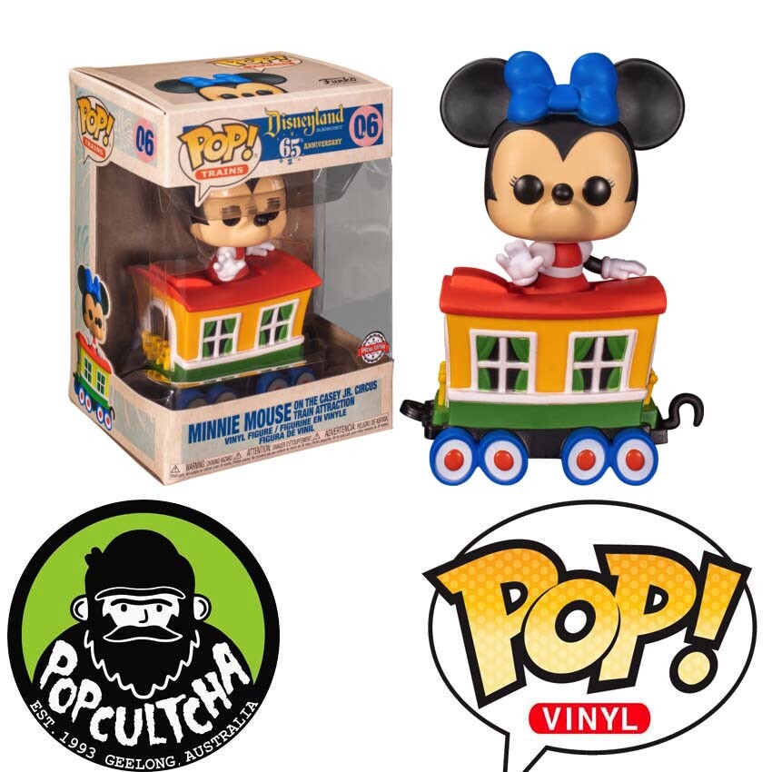 Disneyland: 65Th Anniversary - Minnie Mouse On Casey Jr. Circus Train Pop! Vinyl