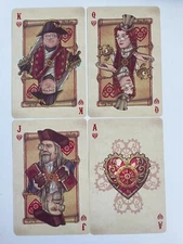 Pirate Captain Man Lady Map Rare Retro Swap Cards Set King Queen Jack Ace Hearts