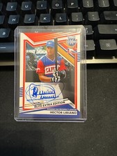 2022 Panini Elite Extra Edition Hector Liriano Dominican Prospect Auto Nationals
