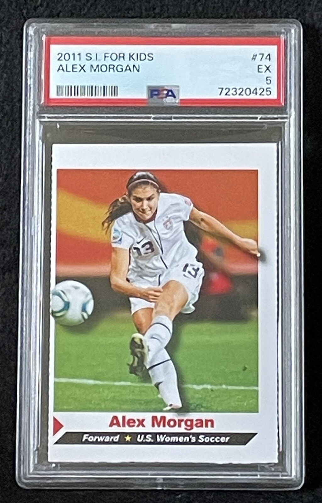 ALEX MORGAN ROOKIE 2011 Sports Illustrated for Kids SI USWNT USA Soccer PSA 5
