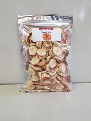 Freeze Dried Sliced Cayenne Pepper/ Banana Chips Camping Hiking Survival Storage