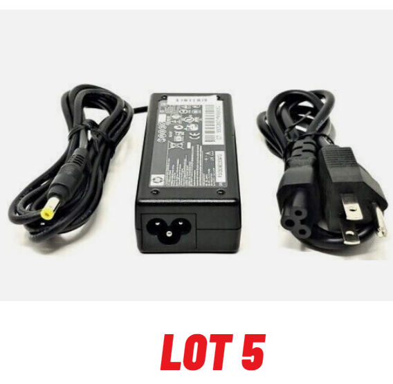 LOT 5 Genuine HP Laptop Charger AC Power Adapter 380467-003 402018-001 65W