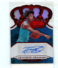 DEVONTE GRAHAM 2018-19 Panini Crown Royale Red Auto Autograph #D /99 #CR-DGR