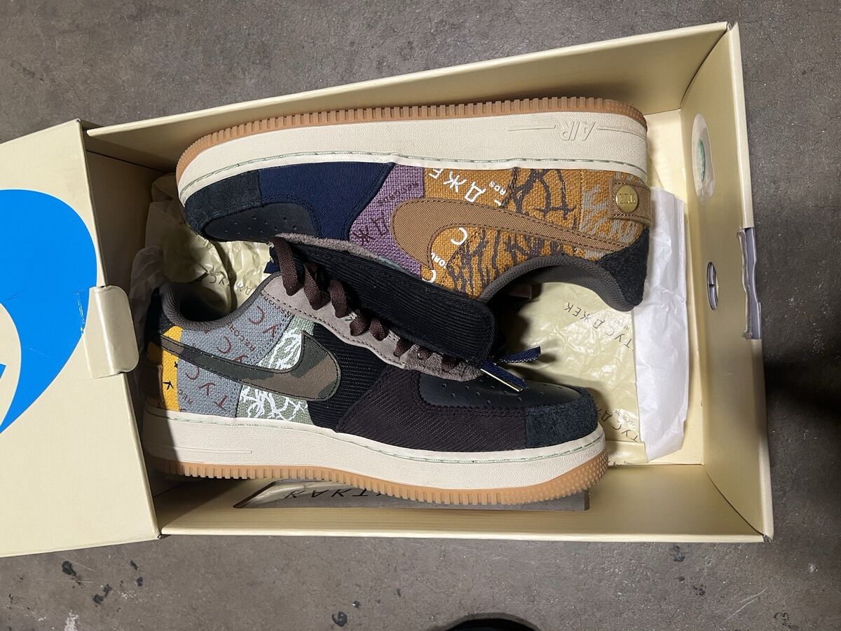 Size 10 - Nike Air Force 1 Low x Travis Scott Cactus Jack Size 10 - Nike Air Force 1 Low x Travis Scott Cactus Jack