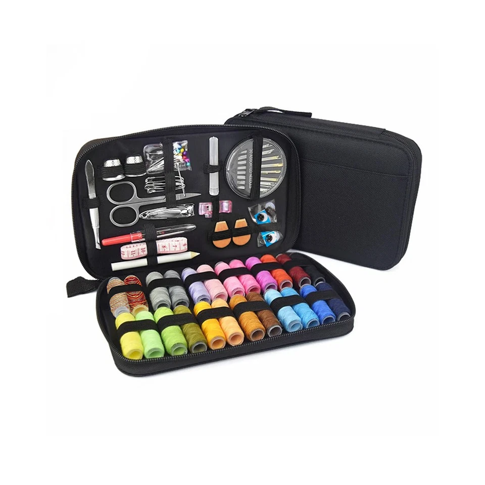 618 Mini Elektro-Nähmaschine mit 42-teiligem Nähset+25-teiligem Patchwork+Fadenh - Bild 4 von 4