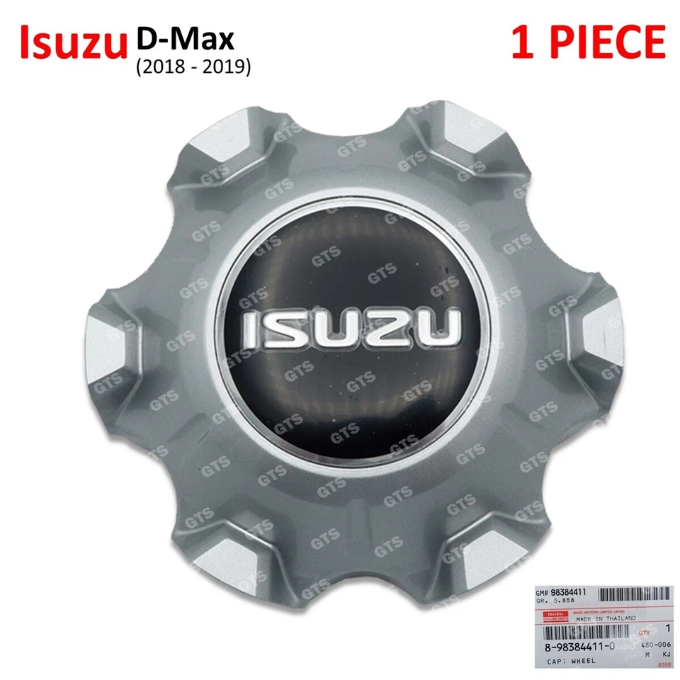1Pc Wheel Cap Silver Fits Isuzu D-Max Dmax 2WD 4WD Hi-Lander V-Cross 2018 2019 - Image 2 of 4
