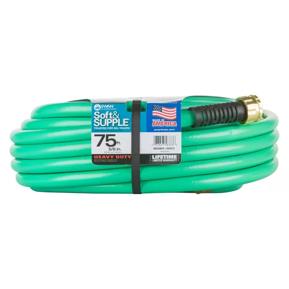 5/8 in. dia x 75 ft. soft and supple heavy duty water hose eBay
