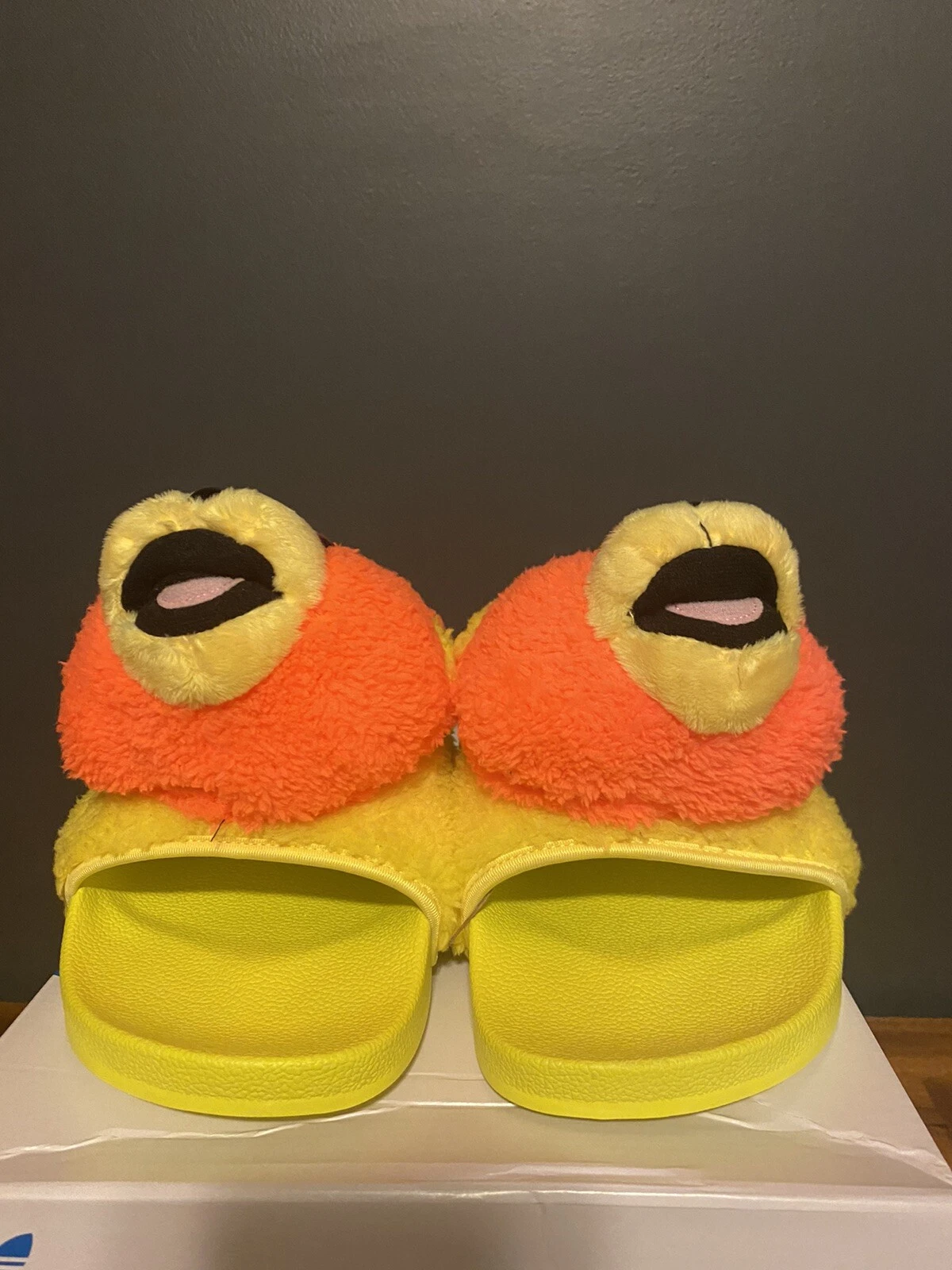 Adidas Originals x Jeremy Scott Adilette Teddy Bear Slides taglia 12 ordine confermato