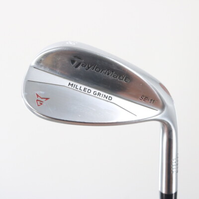 TaylorMade Milled Grind Satin Chrome Lob Wedge 58 Deg 58.11 Steel RH S-140827