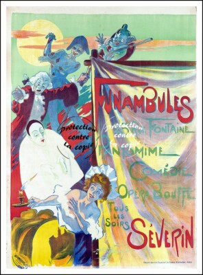 SPECTACLE MISTINGUETT Rf0558 - POSTER HQ 50x70cm d'une AFFICHE VINTAGE