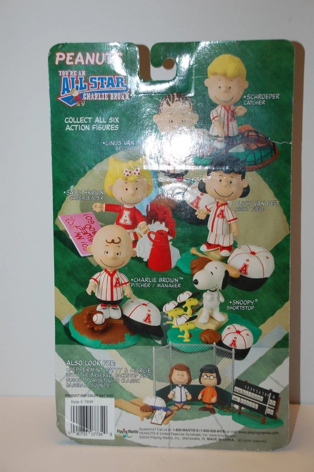Memory Lane A Charlie Brown Schroeder Red All Star Catcher 2003 новый - Изображение 2 из 2