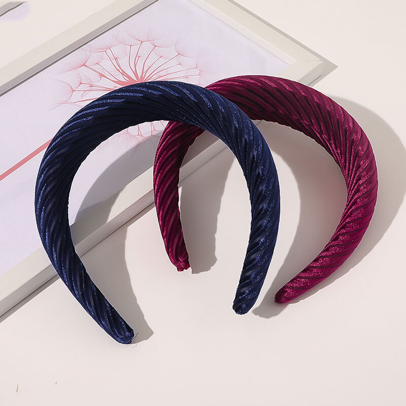 Weiches Schwamm-Stirnband - Breites Haarband Für Gesichtswäsche, Make-up & Sport
