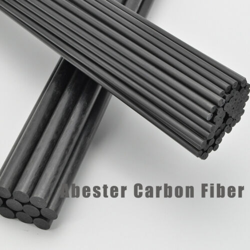 Carbon Fiber Rod 1mm 2mm 3mm 4mm 5mm 6mm 6.5mm 7mm 8mm 9mm 10mm 12mm 15mm X1M - Afbeelding 1 van 5