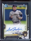 2021 Bowman Draft Sal Frelick - 1st Chrome Prospect Auto - Black Refractor /75