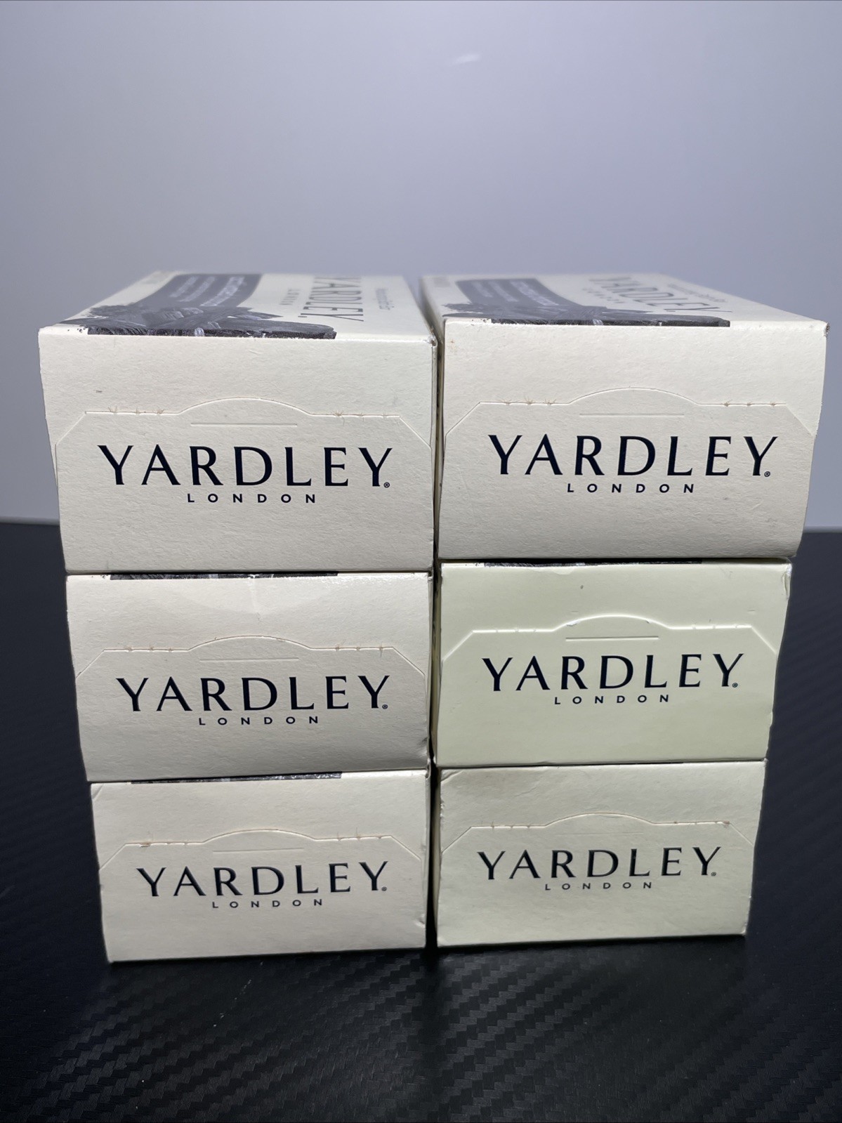 Lot of 6 Bars Yardley London Activated Charcoal Moisturizing Bath Soap 4.25oz Ea