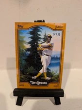 2025 Topps X Bob Ross 🎨 Joy of Baseball TONY GWYNN  /25 Padres #53