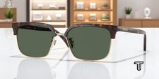VERSACE VE4494D 108 71 Dark Havana Dark Green 56 mm Men's Sunglasses