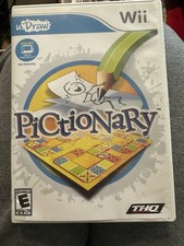 THQ Pictionary Manual Included Nintendo Wii Requires uDraw GameTablet NTSC-U/C