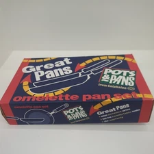 NOS Calphalon Great Pans  8" and 10" omelette Pan Set Fry Pan Set nonstick