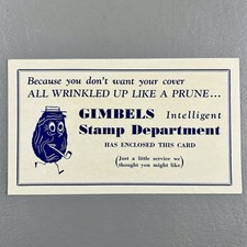 Advertisement Gimbels Famous Stamp Department...