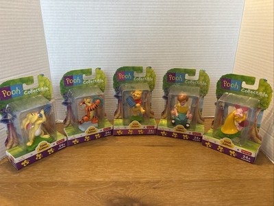 Vtg 2000 Winnie The Pooh Collectibles Fisher Price 5x Character