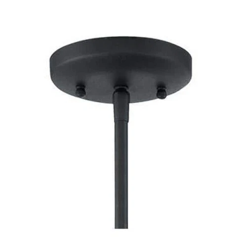 Kovacs P351-618 Alluria Mini Pendant with Etched Opal Glass - Black/Gold - Picture 6 of 7