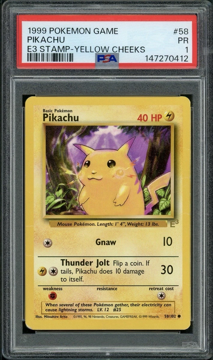 Pokémon TCG Base Set Grade 1 English Collectible Individual Card