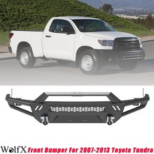 For 2007-2013 Toyota Tundra Powder-coated Robust 3 In 1 Front Bumper Wbull Bar For 2007-2013 Toyota Tundra Powder-coated Robust 3 In 1 Front Bumper Wbull Bar