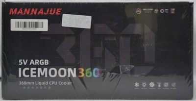 Mannajue 5V ARGB Icemoon 360mm Liquid CPU Cooler *BRAND NEW*