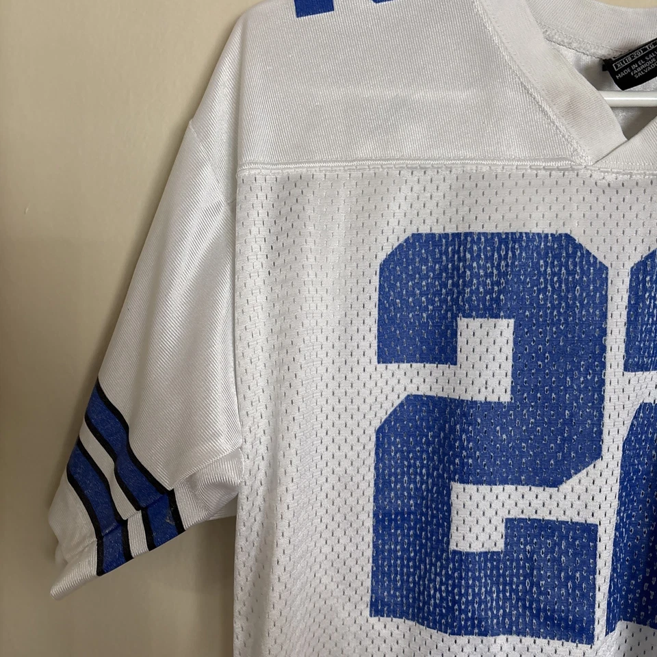 Camiseta vintage de los Dallas Cowboys Emmit Smith #22 Nike Youth XL blanca Foto 3 de 4