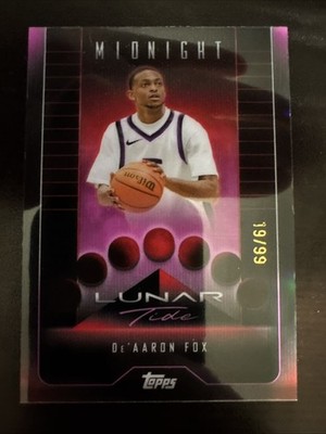 2023-24 Topps Midnight De'Aaron Fox Lunar Tide Twilight /99