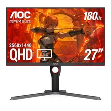 AOC Q27G3XMN 27" QHD Gaming Monitor, Mini LED, 180Hz 1ms GtG, HDR 1000
