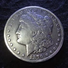 1879-CC Morgan Silver Dollar - Solid Fine F details from the Carson City mint