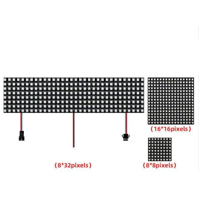 DC5V WS2812B 5050 RGB Flexible LED Panel Matrix Display Screen Addressable Light - Image 4 of 4