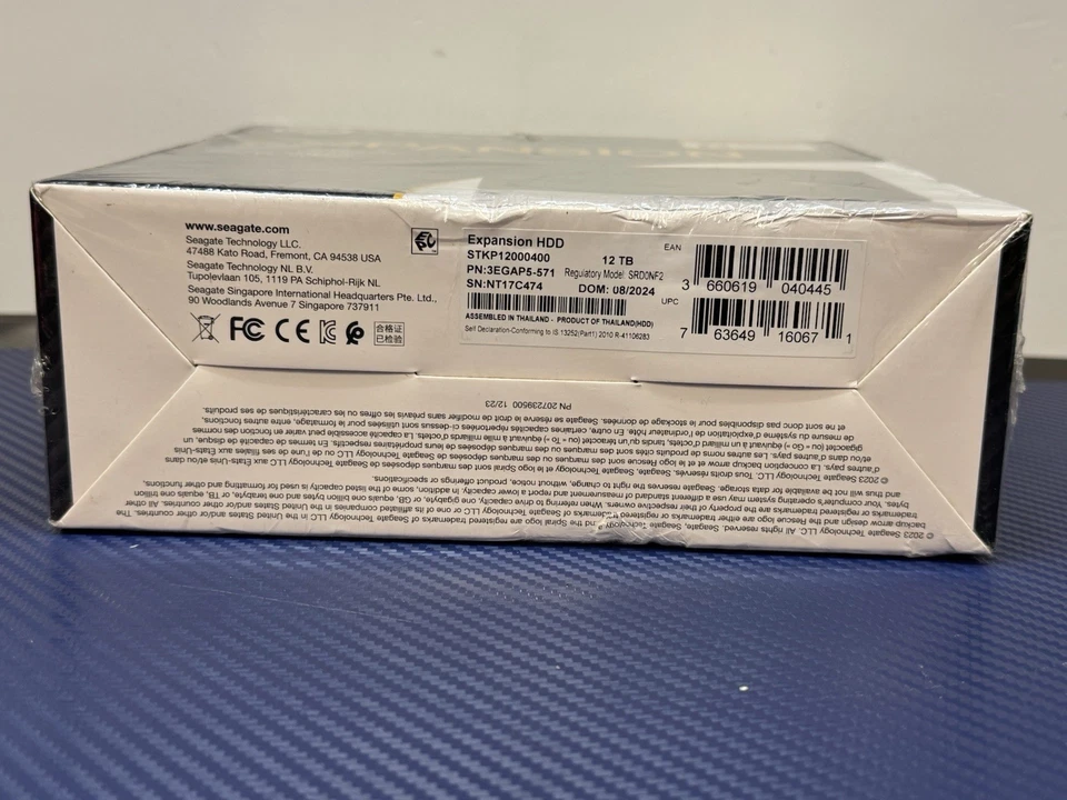 New - Seagate Expansion External Drive 12TB (SRD0NF2) Black - Sealed - Image 4 of 4