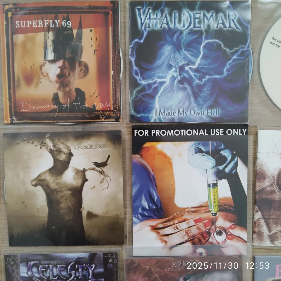 lot de 11 CD promo  rock hard trash metal - Photo 2/4