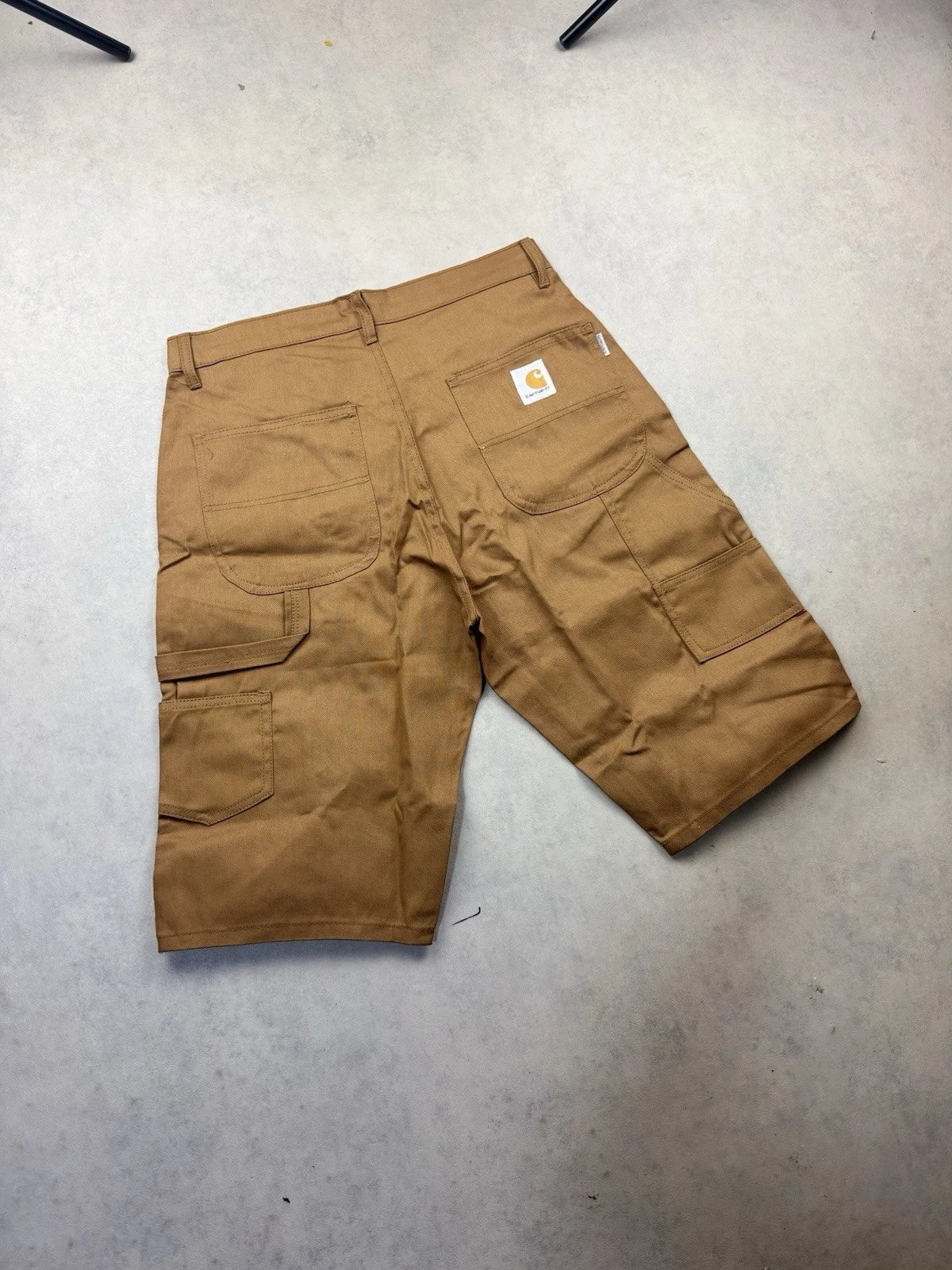 Carhartt Baggy Vintage Style Cargo Brown / Tan /Mustard Jort / Short W34/Large