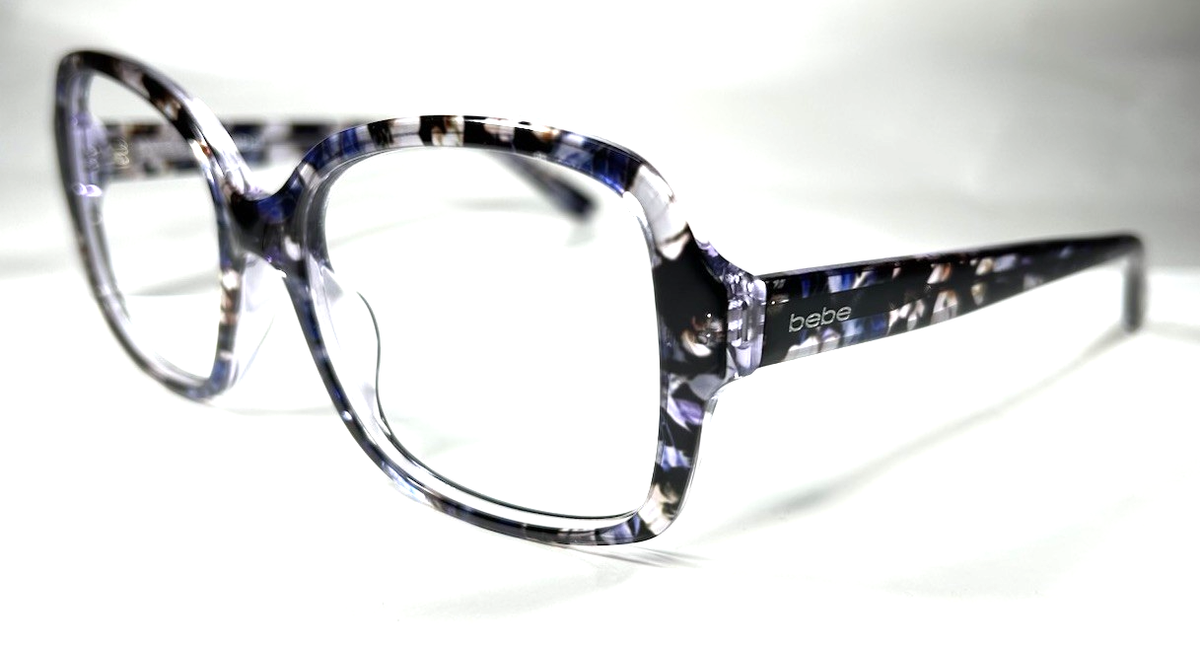 Bebe BB7195 Plum Floral Sunglasses 54-17-135 Tortoise Gray Lens Women‎ bebe BB7195 Square Sunglasses | EyeOns.com main image 2