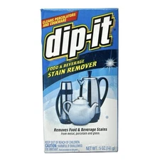 Dip-It Food & Beverage Stain Remover 5oz Discontinued New Old Stock HARD POWDER
